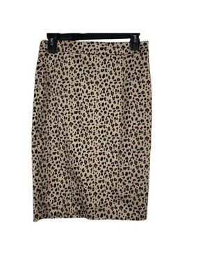 J.Crew Women Pencil Straight Print Skirt Size 0